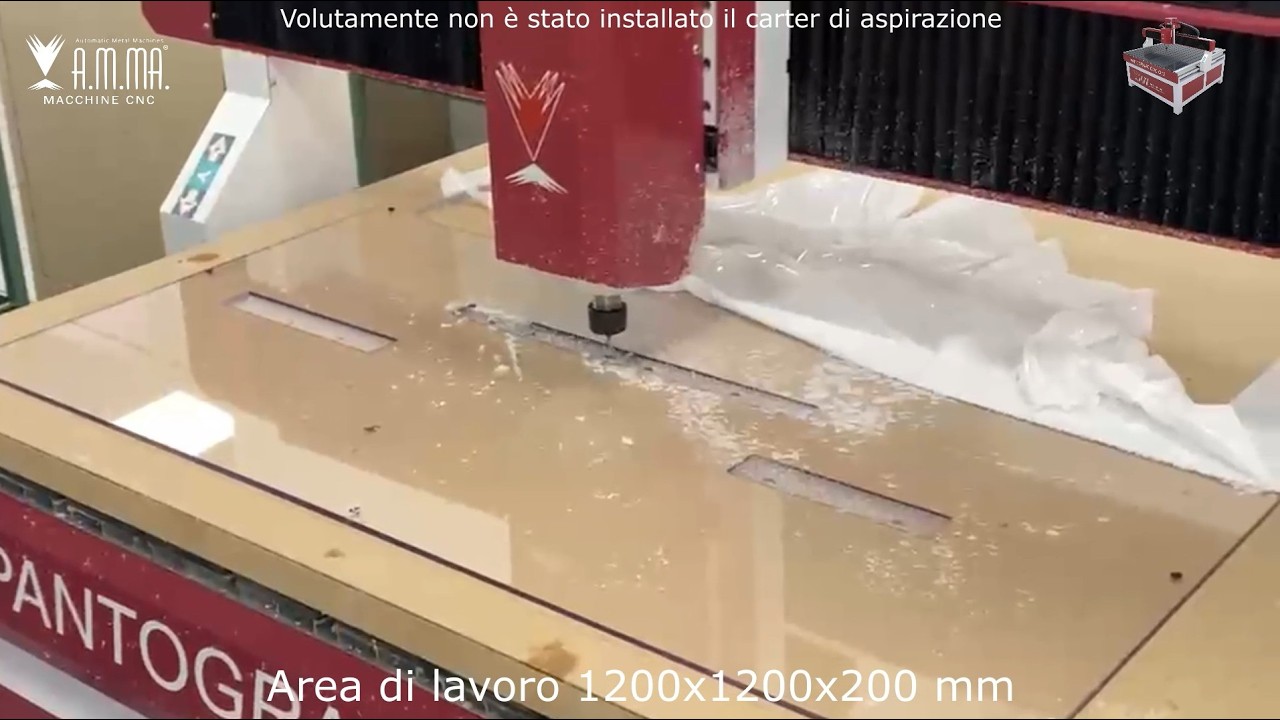 Pantografo Q12 e il taglio del plexiglas