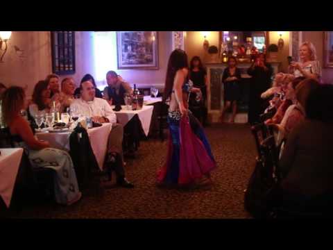 Sasha Belly Dancing at Valentino's Ristorante in Freehold, NJ