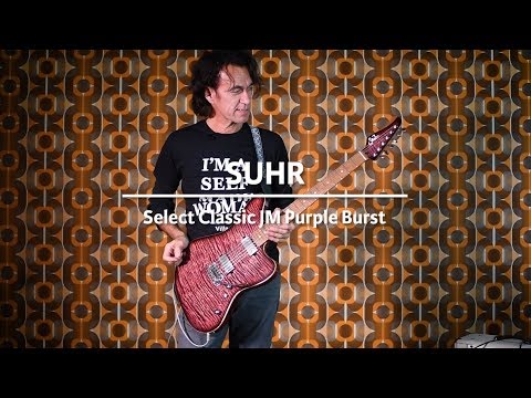 Suhr Select Custom Classic JM Quilt Maple Purple Burst played by Erwin van Ligten | Demo @ TFOA