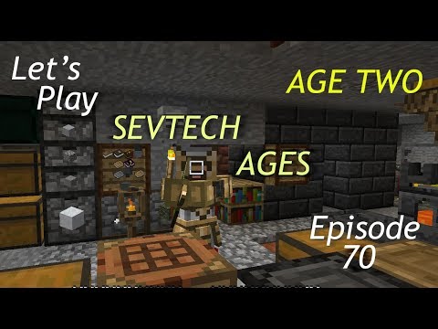 Minecraft Sevtech Ages Episode 70: Making our Bow and Arrrows
