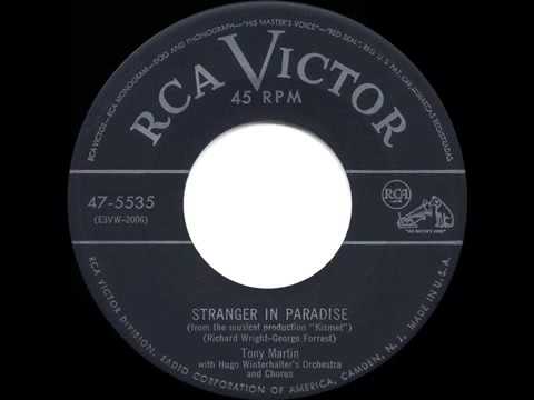 1954 HITS ARCHIVE  Stranger In Paradise   Tony Martin