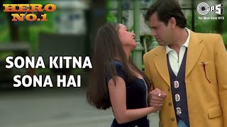 Download lagu Sona Kitna Sona Hai | Hero No 1 | Govinda | Karisma Kapoor | Udit N, Poornima | 90's Popular Song mp3