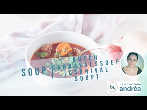 Make a large pan of well-filled Dutch Carnavalssoep (Carnival soup) with this easy recipe!