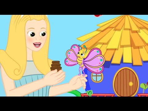 Borboletinha com a  Bela Adormecida - Musica infantil com Os Amiguinhos