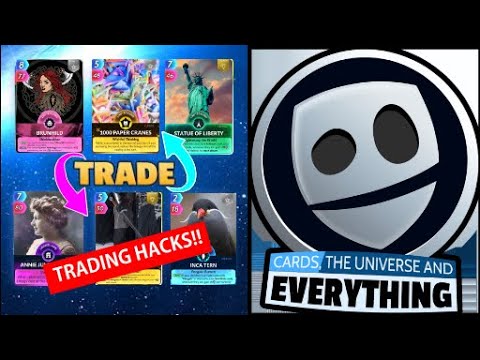 Trade Hacks and Tips to Trading!! Cards, the Universe, and Everything (Cue Cards)