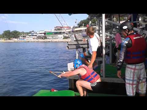 Water skiing Водные лыжи Анапа. Учимся
