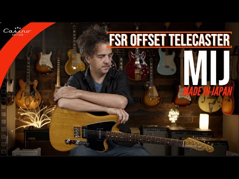 Fender Made in Japan (MIJ) Offset Telecaster RW Korina Aged (2019) Natural image 9