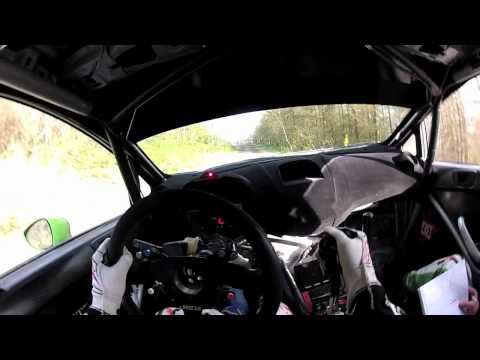 Ken Block tests on gravel for 2011 Rally GB [GoPro Helmet Cam]
