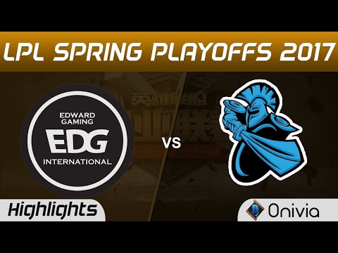 EDG vs NB Highlights Game 3 LPL Spring Playoffs 2017 Edward Gaming vs Newbee