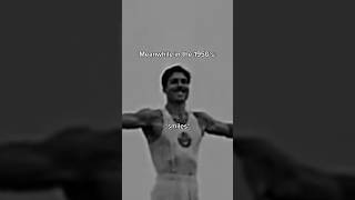 1950’s Gymnasts Were Built Different 😳 #gymnastics #gymnast #calisthenics #strength #ironcross