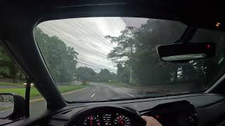Rainy Day POV Drive - 2023 Subaru WRX with Binaural Hi-Fi Audio