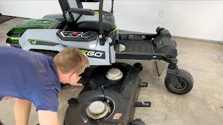 How To Change The Blades On The EGO Z6 Zero Turn