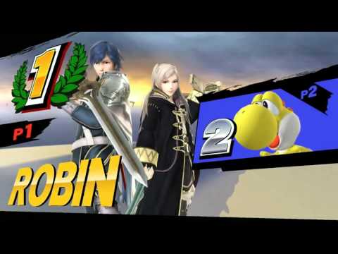 Super Smash Bros 4/WiiU ||JoKeR(Robin)vs DarkAngel7(Rosa/Luma,Yoshi)||