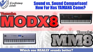 Video thumbnail for Yamaha MODX8 vs Yamaha MM8: Sound vs Sound Comparison! How Far Has Yamaha Come? by Proficiency Music
