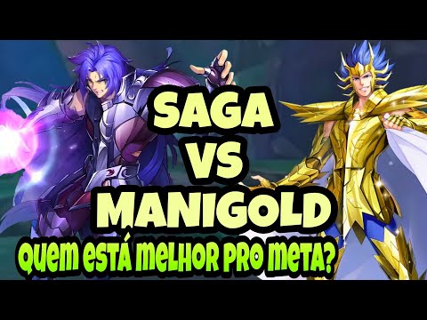 Saga Sapuri Vs Manigold de Câncer - Saint Seiya Awakening