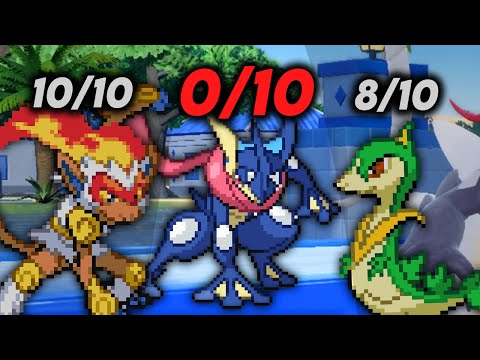 Les pires starters des jeux pokémon