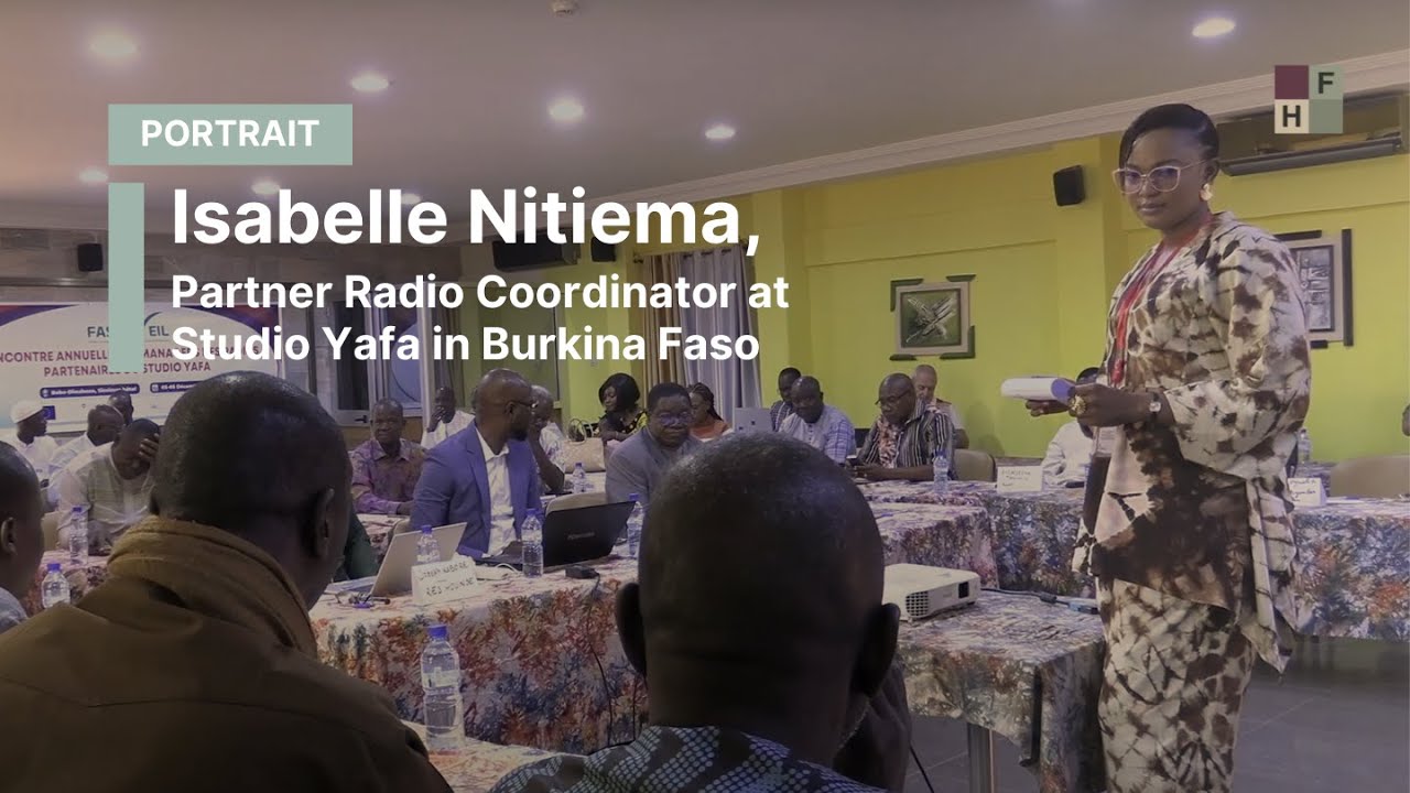 PORTRAIT : Isabelle Nitiema, Partner Radio Coordinator at Studio Yafa in Burkina Faso