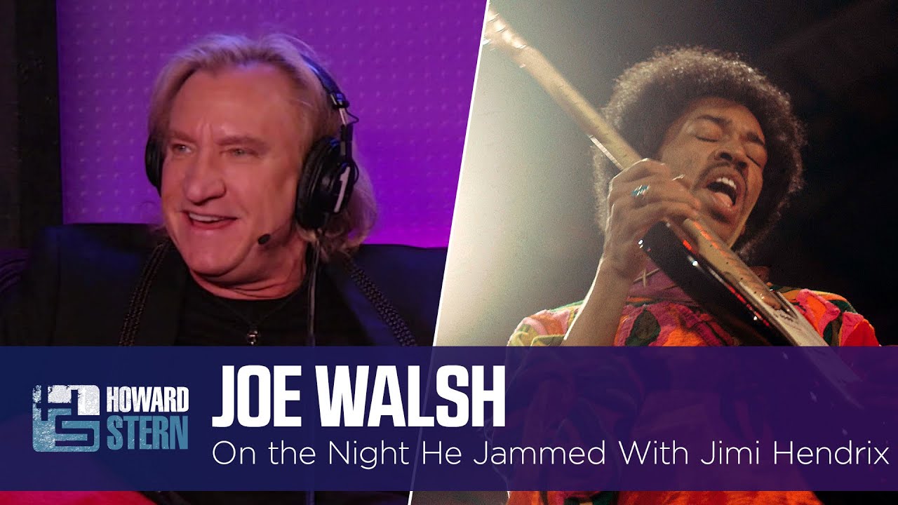 Joe Walsh Remembers Jamming Backstage With Jimi Hendrix (2012) - YouTube