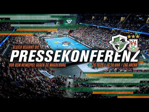 Press conference before the RECKEN home game against SC Magdeburg