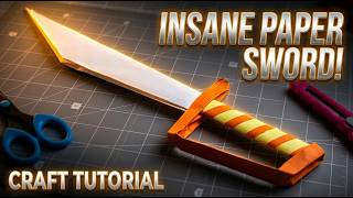 How to Make an Origami Pirate Sword ⚔️ | Easy DIY Paper Sword Tutorial