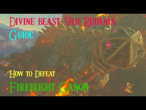 EASY Goron City Divine Beast Vah Rudania Guide & How To Defeat Fireblight Ganon
