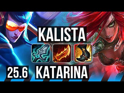 KALISTA vs KATARINA (MID) | 900+ games, Dominating | EUW Master | 25.6