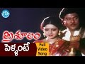 Trishulam Movie Songs Pellante Pandillu Video Song Krishnam Raju Sridevi Raadhika