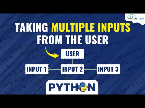 Learn How to Take Multiple Inputs from the User using Python | Python ...