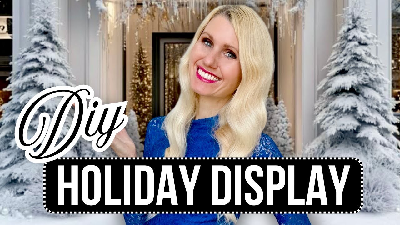 CAN I RECREATE A HIGH-END *DEPARTMENT STORE* CHRISTMAS WINDOW DISPLAY? YOU'LL BE AMAZED!