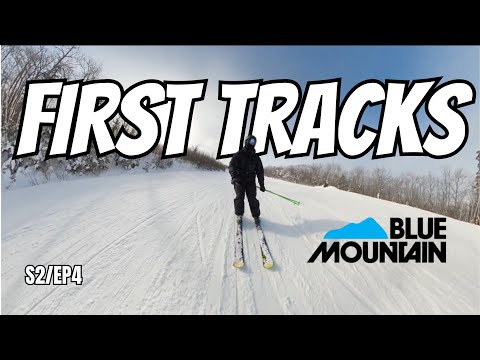 A BEAUTIFUL Day for SKIING at BLUE MOUNTAIN