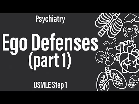 Ego Defenses, Part 1 of 2 (Psychiatry) - USMLE Step 1