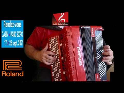 J'envoie Valser Leilo Viscaïno V-accordéon Fr4xb Roland