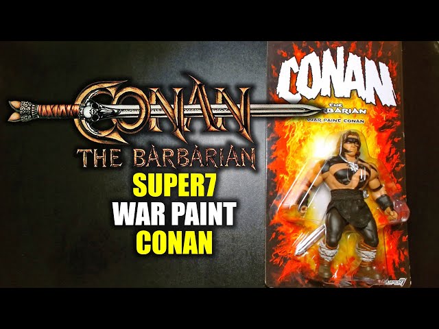 Vídeo relacionado con Super7 Conan el Bárbaro resucitado - Figura de acción de 9,5 cm con Accesorio, Coleccionable de la película clásica y Juguete Retro