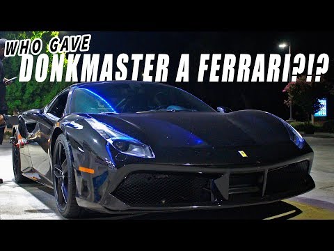 DONKMASTER GETS BEHIND THE WHEEL OF A FERRARI 488 GTB