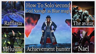 How to solo second coil savage as Blue mage