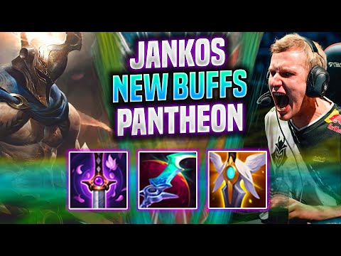 JANKOS PERFECT GAME PANTHEON WITH NEW BUFFS! - G2 Jankos Plays Pantheon Jungle vs Graves! |