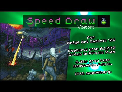 Speeddraw Amiga Art Contest - Visitors - With Commentary