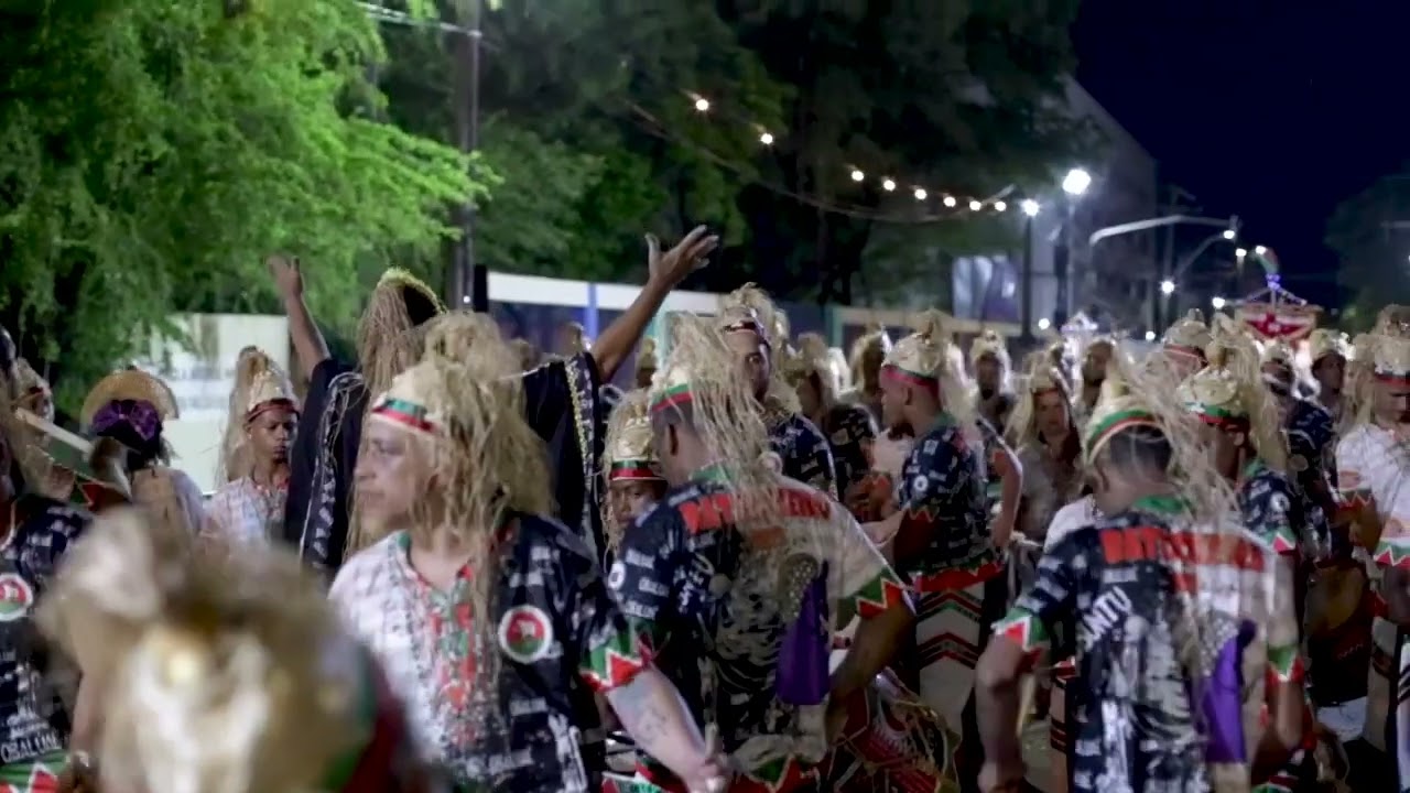 Nação do Maracatu Porto Rico Desfile passarela homenageados Nanã e Obaluaê 2023