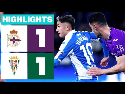 RC DEPORTIVO 1 - 1 CÓRDOBA CF I HIGHLIGHTS LALIGA HYPERMOTION