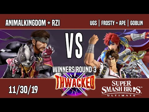 Thwacked - Winners Round 3 - AnimalKingdom + RZI Vs. UGS | Frosty + APE | Goblin