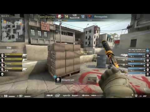 CS:GO - RUBINO Amazing 1 vs 3 Clutch vs Renegades @ ESL One Cologne 2016 Qualifier