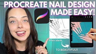 Procreate for Nail Artists: Game Changing Fast-Edit Nail Template Tutorial (Beginner’s Guide)