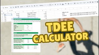 Google Sheets TDEE Calculator: Full Walkthrough
