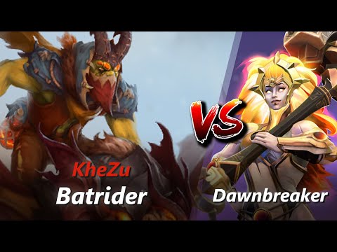 KheZu offlane Batrider vs Dawnbreaker/Chen | First 10 minutes