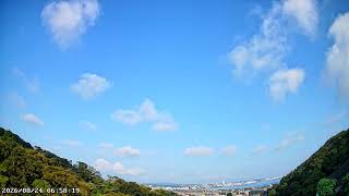 【LIVE】ペルセウス座流星群ピーク｜元台風15号影響・雷光あり｜ゲリラ雷雨注意｜横須賀市・三浦半島ライブカメラ｜天気・夜景・星空・海・富士山・火球｜北西の空 live webcam