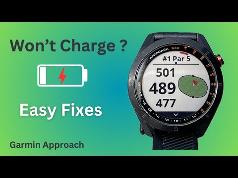 Garmin Approach Golf Watch Not Charging, Try These Easy Fix - Part 1