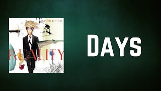 David Bowie - Days (Lyrics)