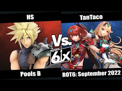 ROT6 September Pools B - HS (Cloud) vs TanTaco (Aegis) SSBU Singles