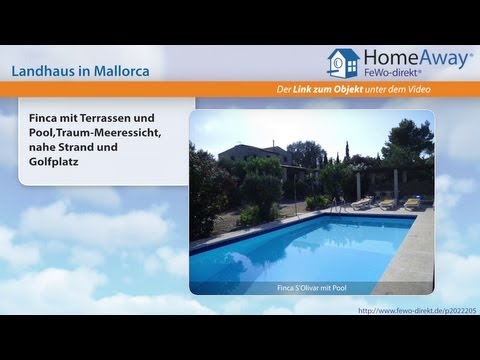 Pollenca/Pollensa: Finca mit Terrassen und Pool,Traum-Meeressicht, nahe - FeWo-direkt.de Video