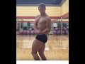 Posing 168 8 lbs - Natural Bodybuilding